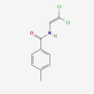 molecular formula C10H9Cl2NO B3053633 N-(2,2-dichloroethenyl)-4-methylbenzamide CAS No. 54888-30-1