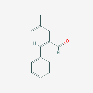 (2Z)-2-benzylidene-4-methylpent-4-enal