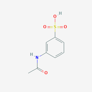 molecular formula C8H9NO4S B3053644 3-Acetamidobenzenesulfonic acid CAS No. 54981-39-4