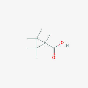 molecular formula C9H16O2 B3053666 PENTAMETHYLCYCLOPROPANE-1-CARBOXYLIC ACID CAS No. 55109-26-7