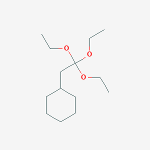molecular formula C14H28O3 B3053749 (2,2,2-Triethoxyethyl)cyclohexane CAS No. 55844-56-9