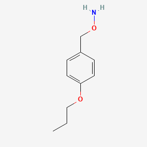 Hydroxylamine, O-((4-propoxyphenyl)methyl)-