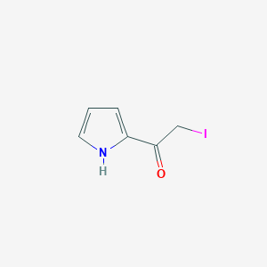 molecular formula C6H6INO B3053760 2-Iodo-1-(1h-pyrrol-2-yl)ethanone CAS No. 55984-20-8