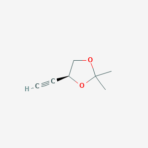 1,3-Dioxolane, 4-ethynyl-2,2-dimethyl-, (4S)-(9CI)
