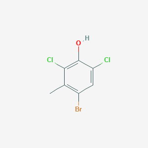 4-Bromo-2,6-dichloro-3-methylphenol
