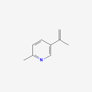 molecular formula C9H11N B3053772 5-Isopropenyl-2-methylpyridine CAS No. 56057-93-3