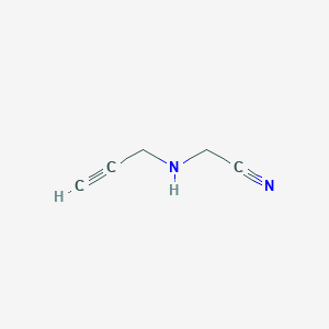 molecular formula C5H6N2 B3053781 2-[(prop-2-yn-1-yl)amino]acetonitrile CAS No. 56096-28-7
