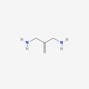molecular formula C4H10N2 B3053788 2-(aminomethyl)prop-2-en-1-amine CAS No. 56123-06-9