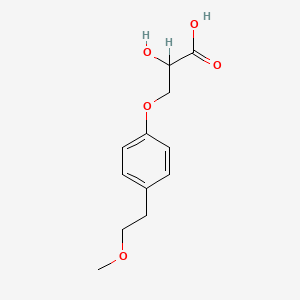 2-Hydroxy-3-[4-(2-methoxyethyl)phenoxy]propanoic acid