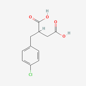 molecular formula C11H11ClO4 B3053831 2-(4-Chlorobenzyl)succinic acid CAS No. 56416-13-8