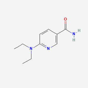 3-Pyridinecarboxamide, 6-(diethylamino)-