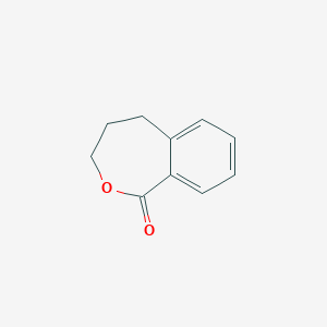 molecular formula C10H10O2 B3053844 2-Benzoxepin-1(3H)-one, 4,5-dihydro- CAS No. 5651-62-7