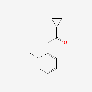 1-Cyclopropyl-2-(2-methylphenyl)ethanone