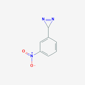 molecular formula C7H5N3O2 B3053884 3-(3-nitrophenyl)-3H-diazirine CAS No. 56752-25-1