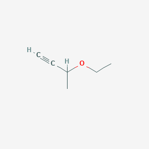 molecular formula C6H10O B3053887 3-Ethoxybut-1-yne CAS No. 56800-12-5