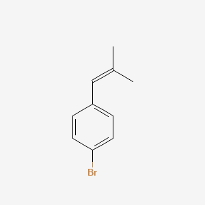 molecular formula C10H11B B3053921 Benzene, 1-bromo-4-(2-methyl-1-propenyl)- CAS No. 56985-68-3