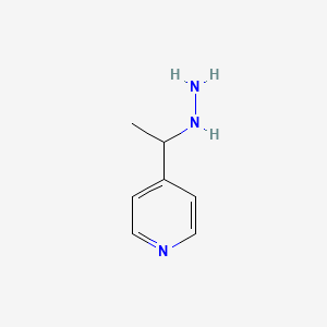4-(1-Hydrazinylethyl)pyridine