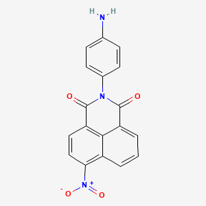 2-(4-aminophenyl)-6-nitro-1H-benzo[de]isoquinoline-1,3(2H)-dione
