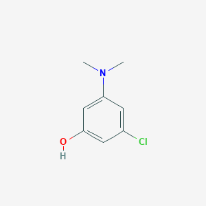molecular formula C8H10ClNO B3053934 3-Chloro-5-(dimethylamino)phenol CAS No. 570391-19-4