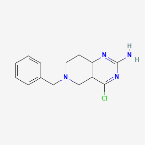 6-Benzyl-4-chloro-5,6,7,8-tetrahydropyrido[4,3-d]pyrimidin-2-amine