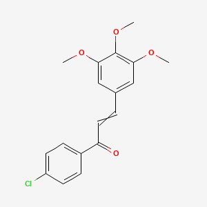 2-Propen-1-one, 1-(4-chlorophenyl)-3-(3,4,5-trimethoxyphenyl)-