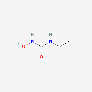 molecular formula C3H8N2O2 B3053942 1-Ethyl-3-hydroxyurea CAS No. 5710-11-2