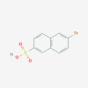 molecular formula C10H7BrO3S B3053957 6-Bromonaphthalene-2-sulfonic acid CAS No. 57189-62-5