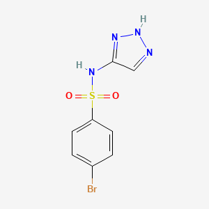 4-bromo-N-(2H-triazol-4-yl)benzenesulfonamide