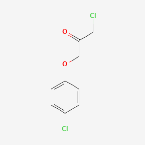 molecular formula C9H8Cl2O2 B3053968 1-Chloro-3-(4-chlorophenoxy)propan-2-one CAS No. 57264-54-7