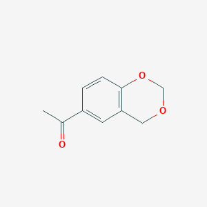 molecular formula C10H10O3 B3053969 Ethanone, 1-(4H-1,3-benzodioxin-6-yl)- CAS No. 57268-11-8