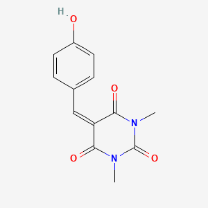 5-(4-hydroxybenzylidene)-1,3-dimethylpyrimidine-2,4,6(1H,3H,5H)-trione