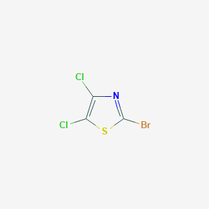 molecular formula C3BrCl2NS B3053977 2-Bromo-4,5-dichlorothiazole CAS No. 57314-09-7