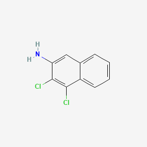 molecular formula C10H7Cl2N B3053982 3,4-Dichloro-2-naphthalenamine CAS No. 57346-59-5