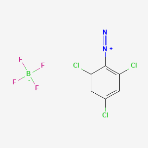 Benzenediazonium, 2,4,6-trichloro-, tetrafluoroborate(1-)
