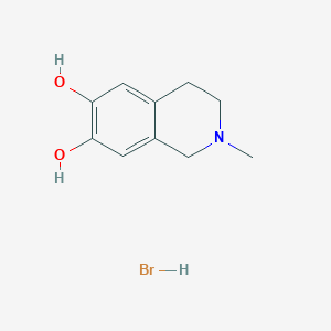 2-Methyl-1,2,3,4-tetrahydroisoquinoline-6,7-diol hydrobromide
