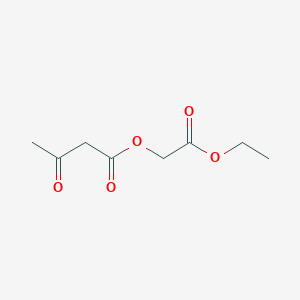 Butanoic acid, 3-oxo-, 2-ethoxy-2-oxoethyl ester