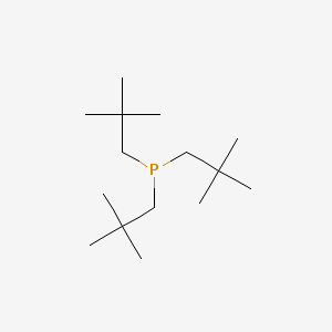 molecular formula C15H33P B3054012 Tris(2,2-dimethylpropyl)phosphane CAS No. 57620-64-1