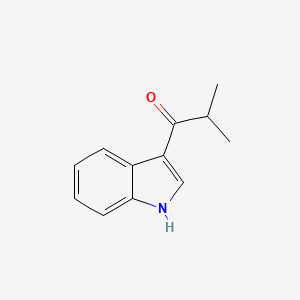 molecular formula C12H13NO B3054015 1-(1H-indol-3-yl)-2-methylpropan-1-one CAS No. 57642-07-6