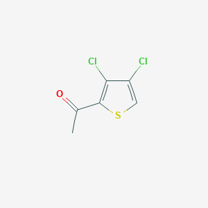 molecular formula C6H4Cl2OS B3054020 1-(3,4-Dichlorothiophen-2-yl)ethan-1-one CAS No. 57681-58-0