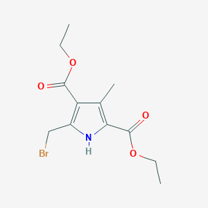 Diethyl 5-(bromomethyl)-3-methyl-1h-pyrrole-2,4-dicarboxylate