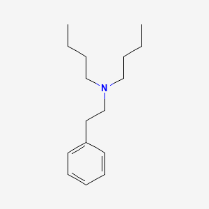 molecular formula C16H27N B3054035 DIBUTYL-PHENETHYL-AMINE CAS No. 5779-51-1