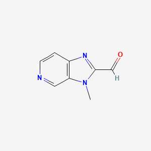 molecular formula C8H7N3O B3054041 3-methyl-3H-imidazo[4,5-c]pyridine-2-carbaldehyde CAS No. 57805-99-9