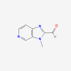 molecular formula C8H7N3O B3054041 3-甲基-3H-咪唑并[4,5-c]吡啶-2-甲醛 CAS No. 57805-99-9