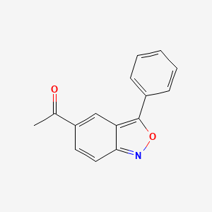 1-(3-Phenyl-2,1-benzoxazol-5-yl)ethanone