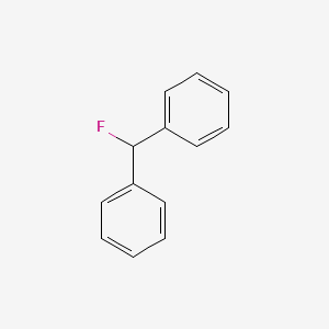 molecular formula C13H11F B3054051 Diphenylfluoromethane CAS No. 579-55-5