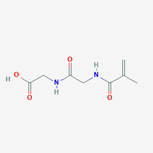 molecular formula C8H12N2O4 B3054060 Methacryloylglycylglycine CAS No. 57950-62-6