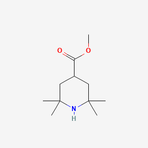 molecular formula C11H21NO2 B3054091 4-Piperidinecarboxylic acid, 2,2,6,6-tetramethyl-, methyl ester CAS No. 58113-54-5