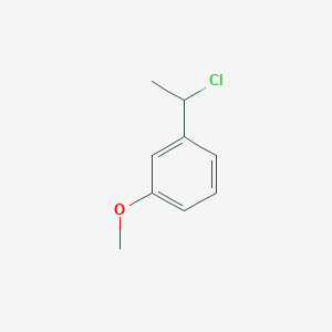 molecular formula C9H11ClO B3054092 1-(1-Chloroethyl)-3-methoxybenzene CAS No. 58114-05-9