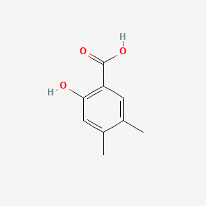 molecular formula C9H10O3 B3054094 4,5-Dimethylsalicylic acid CAS No. 58138-52-6