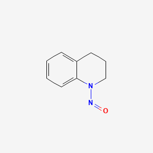 molecular formula C9H10N2O B3054109 1,2,3,4-Tetrahydro-1-nitrosoquinoline CAS No. 5825-44-5